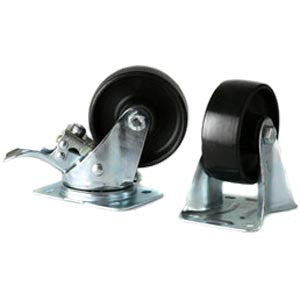 Josper wielenset met rem (4 stuks)